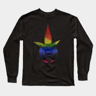 Rainbow painted flower Long Sleeve T-Shirt